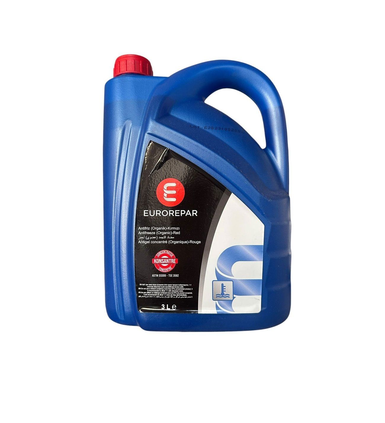Eurorepar Antifriz (ORGANİK-KIRMIZI) 3 Lt